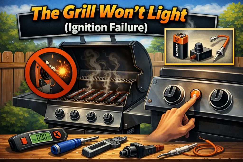  The Grill Won't Light (Ignition Failure)