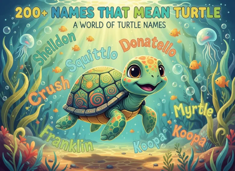 Names That Mean Turtle