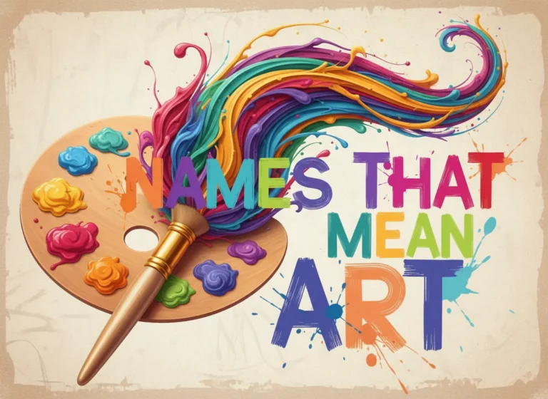 Names That Mean Art