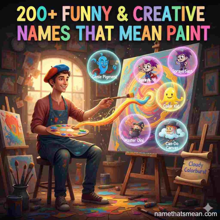 Names That Mean paint